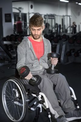 Ejercicio en silla de ruedas