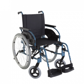 Silla de ruedas manual Invacare Action 1R chasis de acero plegable por cruceta