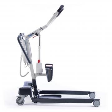 Grúa de bipedestación Invacare ISA Xplus para usuarios bariátrico, sempuñaduras ergonómicas, brazo de elevación extensible, soporte de piernas ajustable en altura