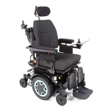 silla de ruedas electrónica Invacare TDX SP2 Ultra Low Maxx con tracción central y unidad de asiento modular. 