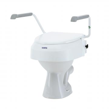 Elevador de wc Invacare Aquatec 900 ajustable en 3 alturas con reposabrazos abatible