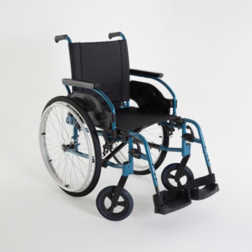 Silla de ruedas manual Invacare Action 1R chasis de acero plegable por cruceta