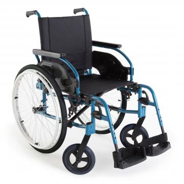 Silla de ruedas manual Invacare Action 1R chasis de acero plegable por cruceta