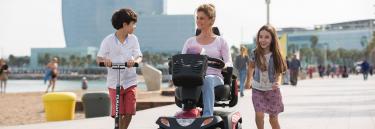 Invacare Scooter eléctrico Orion Pro velocidad hasta 10 km/h 