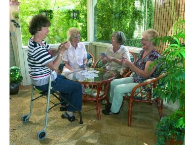 Rollator Invacare Actio2 de dos ruedas con empuñaduras regulables