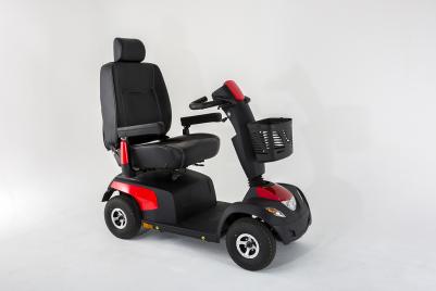 Invacare Scooter eléctrico Comet Ultra con asiento confort y reposabrazos ajustables en altura y anchura
