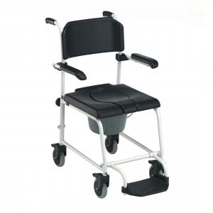 Silla de ducha y wc Invacare Cascade H243. Reposabrazos abatibles.