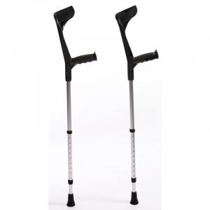 Muleta Invacare Basik P227S negra de aluminio