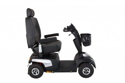 Invacare Scooter eléctrico Comet Ultra con asiento confort y reposabrazos ajustables en altura y anchura