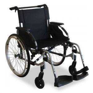 Silla de ruedas manual semi activa plegable Invacare Action 2 NG  autopropulsable,  aros de aluminio