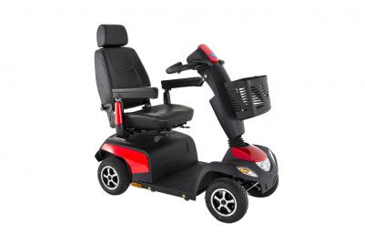 Invacare Scooter eléctrico Orion Metro disponible en versión 3 o 4 ruedas. Ruedas neumáticas de 11 pulgadas 