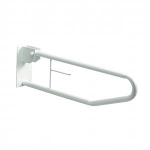 Invacare Basica H330/1 es una barra de baño abatible de acero doble, recubierta de plástico