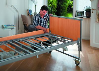 Cama medley ergo select metal con barandilla en madera sin tren – Ortopedia  Ortoforte