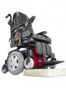 Silla de ruedas eléctrica Invacare TDX SP2 máxima estabilidad y seguridad gracias a la función StabilityLock