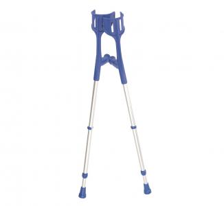 Muleta Invacare Advantik Azul de aluminio