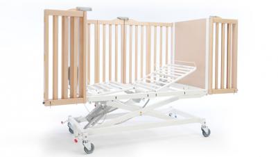 Cama articulada pediátrica Invacare Nordbed Kid somier ajustable tanto en el respaldo como en los muslos