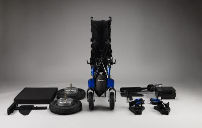Silla de ruedas electrónica plegable Invacare Esprit Action Junior con ruedas motorizadas Alber