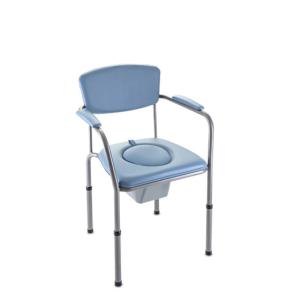 Silla inodora Invacare Omega ECO H440 asiento acolchado ajustable en altura