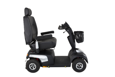 Invacare Scooter eléctrico Comet Ultra con asiento confort y reposabrazos ajustables en altura y anchura