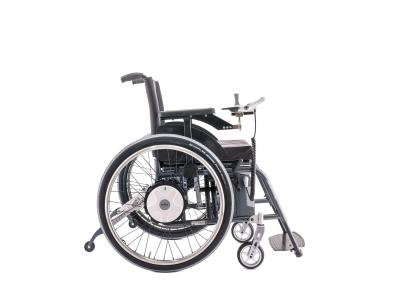 Dispositivo movil eléctrico Invacare Alber E-Fix para conver las sillas de ruedas manuales en sillas de ruedas eléctricas. Baterías de litio.