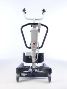 Grúa de bipedestación Invacare ISA Xplus para usuarios bariátrico, sempuñaduras ergonómicas, brazo de elevación extensible, soporte de piernas ajustable en altura
