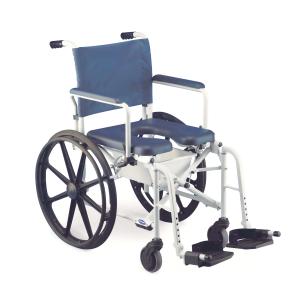 Silla de ducha e inodora plegable y autopropulsable Invacare Lima